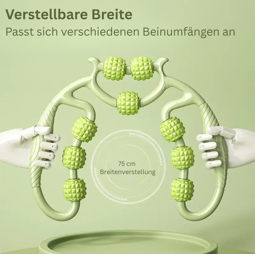 Leg RelaxPro™ – 12-Rollen Beinmassagegerät für Entspannung, Durchblutung & Straffung