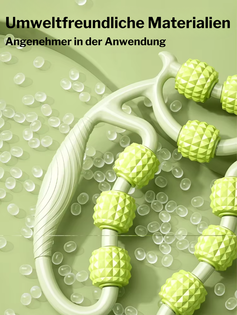 Leg RelaxPro™ – 12-Rollen Beinmassagegerät für Entspannung, Durchblutung & Straffung