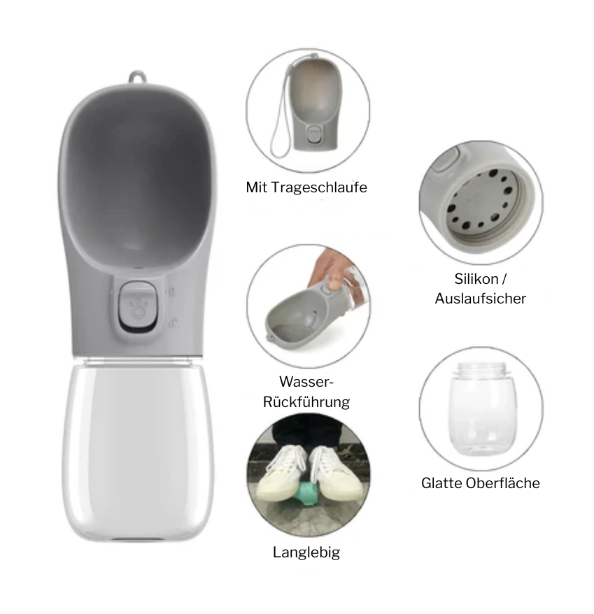 HydroPaw – Tragbare Hundetrinkflasche für unterwegs