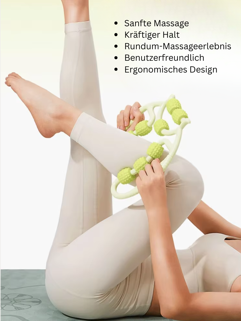 Leg RelaxPro™ – 12-Rollen Beinmassagegerät für Entspannung, Durchblutung & Straffung